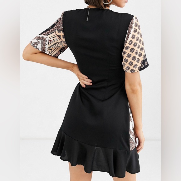 Missguided wrap tea dress - Picture 2 of 4